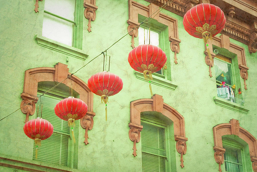 San Francisco Photograph - Chinatown Lanterns by Sonja Quintero