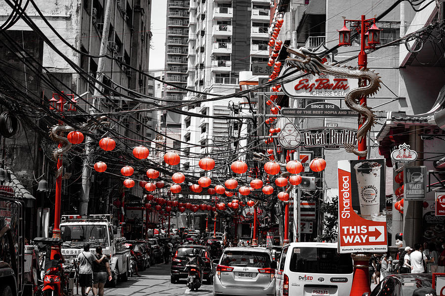 Chinatown, Manila Philippines 1c Photograph by Brian Reaves