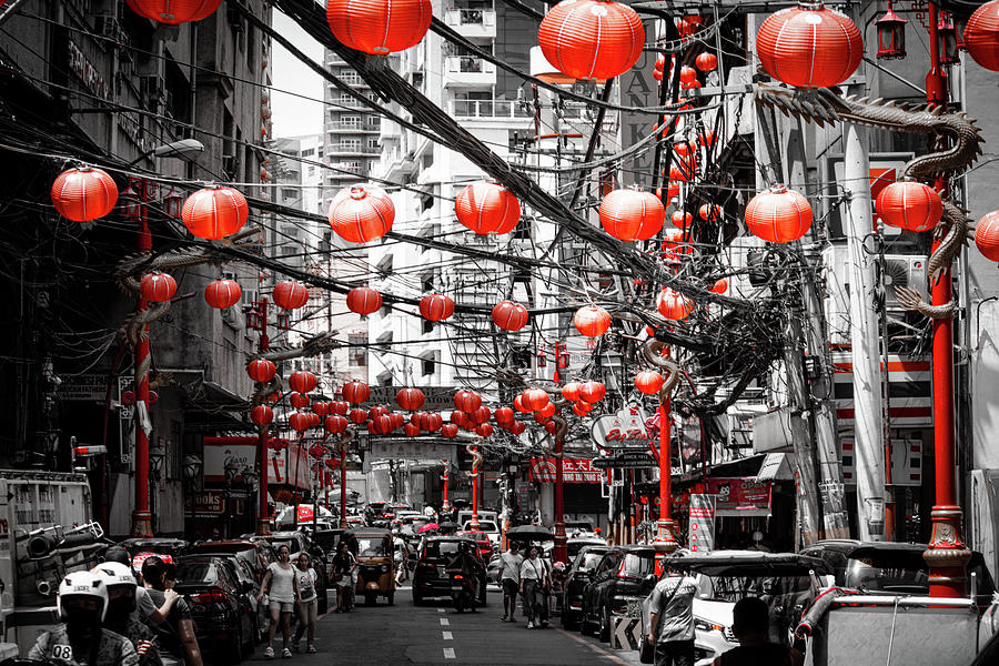 Chinatown, Manila Philippines 1f Photograph by Brian Reaves