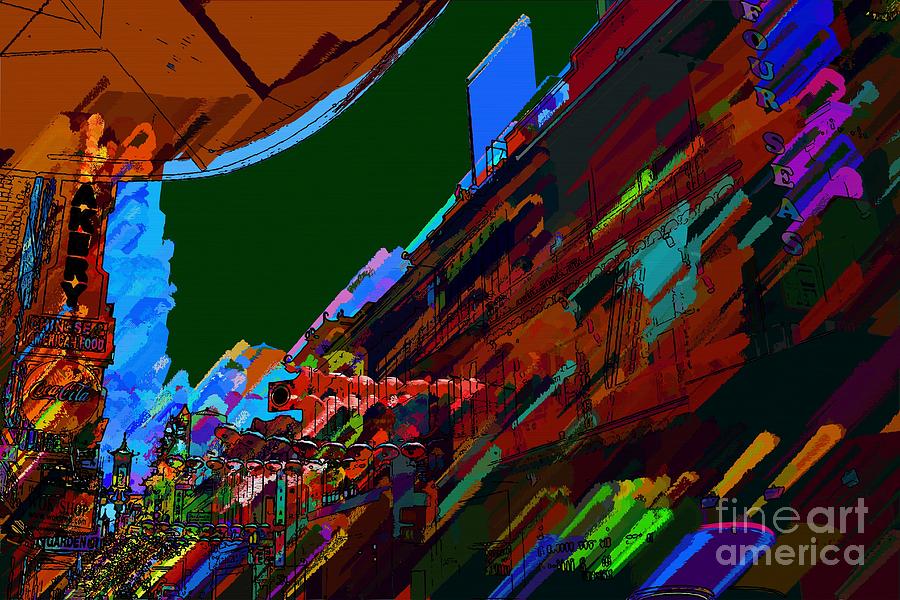 Chinatown Street Abstract Photograph by Katherine Erickson