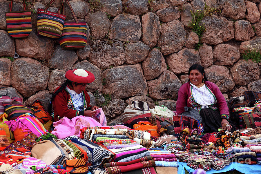 Chinchero Market Peru Photograph by James Brunker