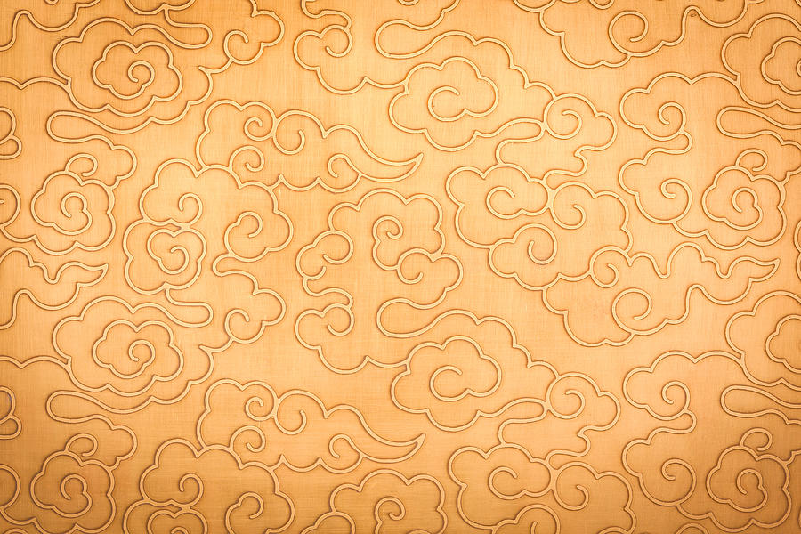 Chinese auspicious clouds pattern Photograph by Kool99