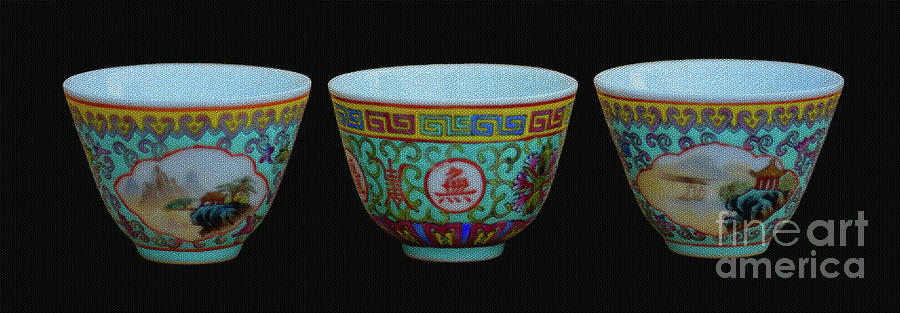 Chinese Bowls Photograph by Yvonne Johnstone