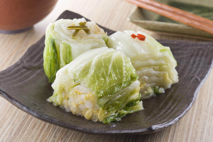 Chinese cabbage pickles Photograph by Mixa