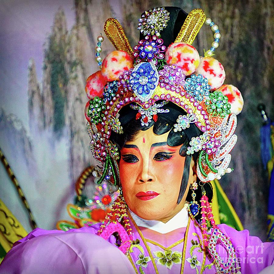 Chinese Colorful Actress Of The Opera Photograph by Ian Gledhill