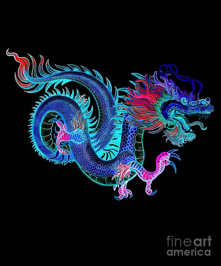 Chinese Dragon Painting by Gary Hall | Pixels