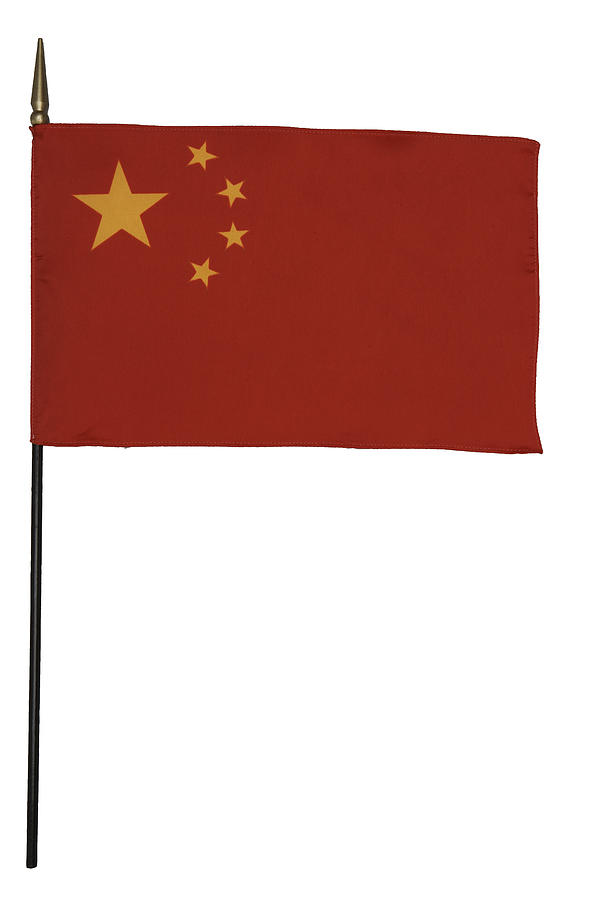 Chinese flag Photograph by Thomas Northcut