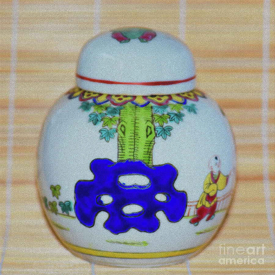 Chinese Ginger Jar Photograph by Yvonne Johnstone