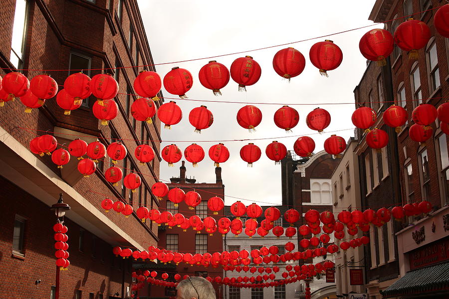 Chinese New Year lanterns Photograph by N Farnon