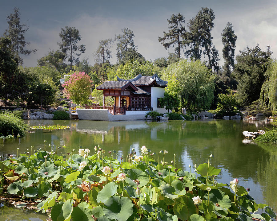 Chinese Pavilion at the Huntington Library Photograph by Lars Mikkelsen