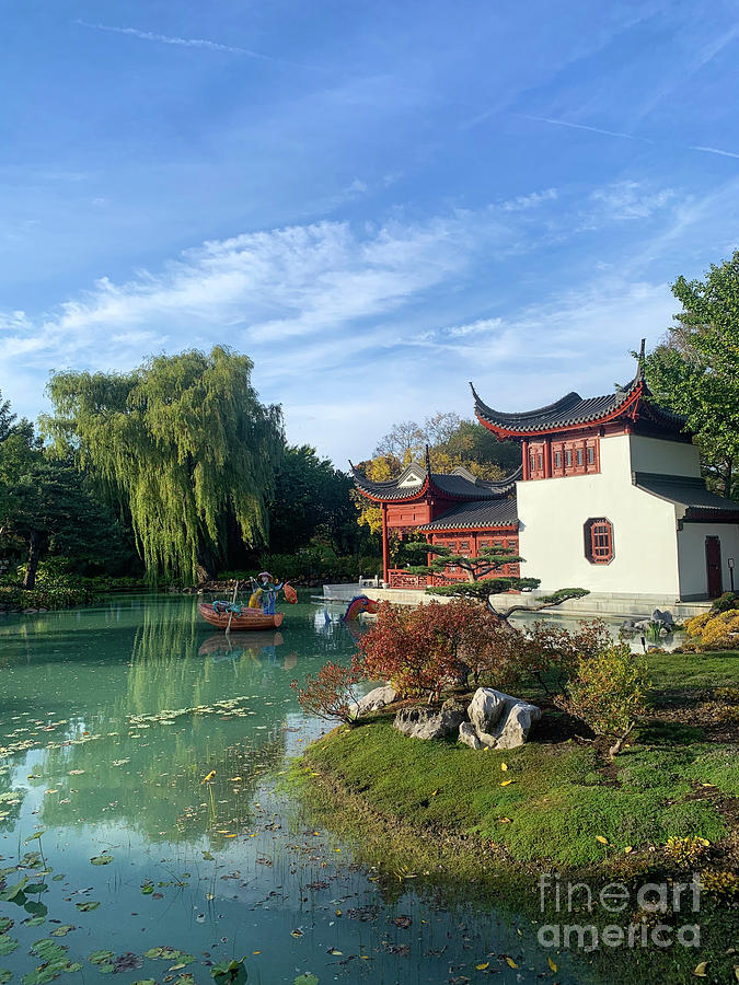 Chinese pavilion in Montreal botanical garden Photograph by Joshua Poggianti