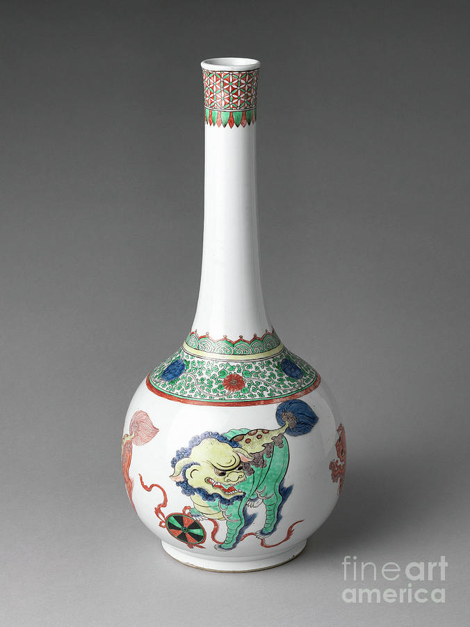 Chinese Porcelain Bottle Photograph by Granger