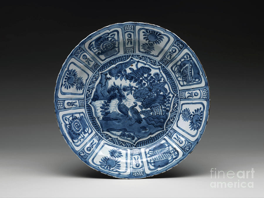 Chinese Porcelain Plate Ceramic Art by Granger