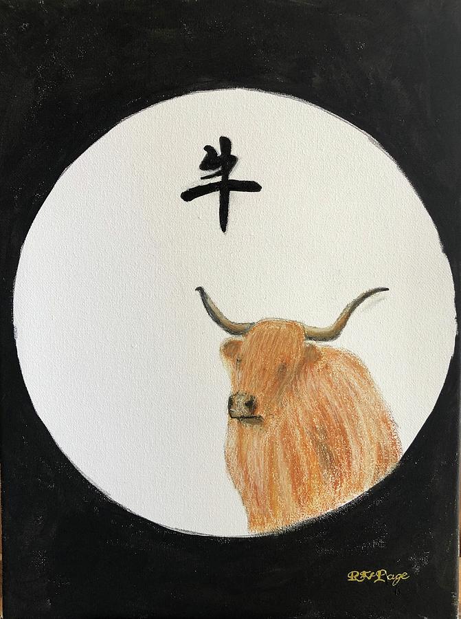 Chinese Year of the Ox Pastel by Richard Le Page