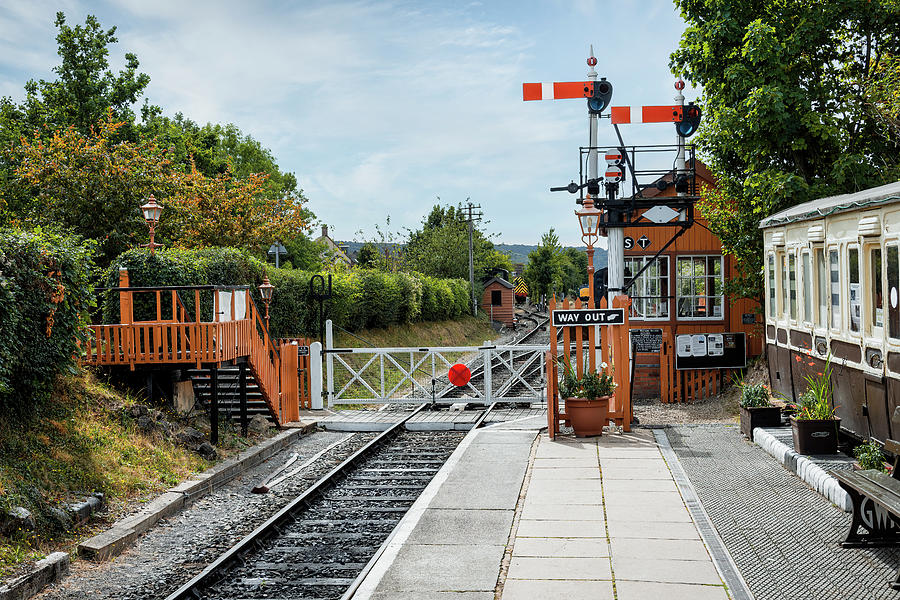 Chinnor station Photograph by Steev Stamford