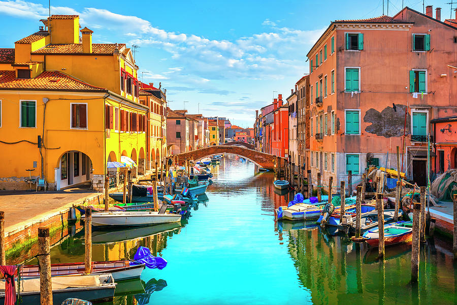 Chioggia Canal in Venetian Lagoon Photograph by Stefano Orazzini