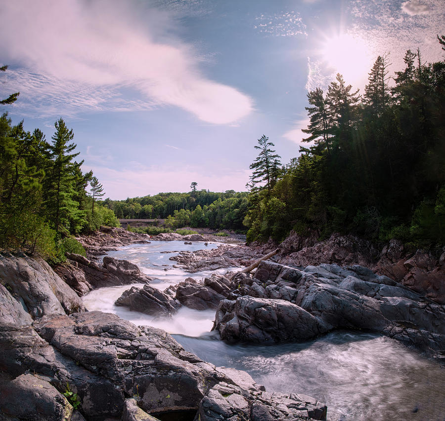 Chippewa Falls from the Top Ontario Photograph by John Twynam