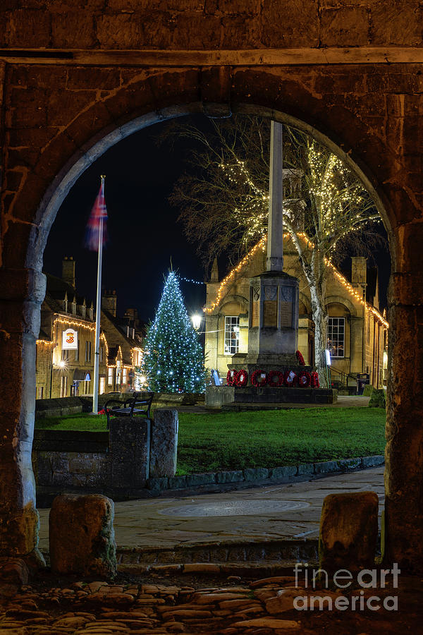 Chipping Campden Christmas Lights  Photograph by Tim Gainey