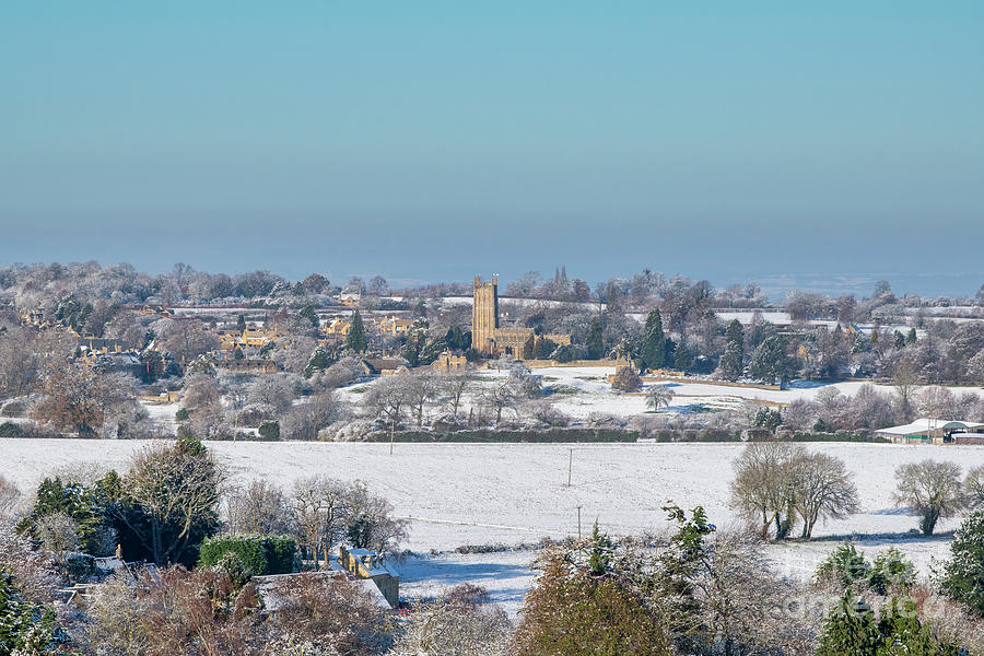 Chipping Campden in the Morning Snow Photograph by Tim Gainey