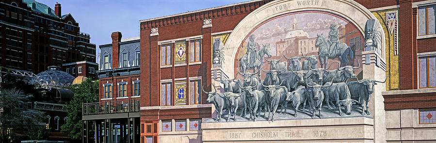 Chisholm Trail Mural Photograph by Murat Taner