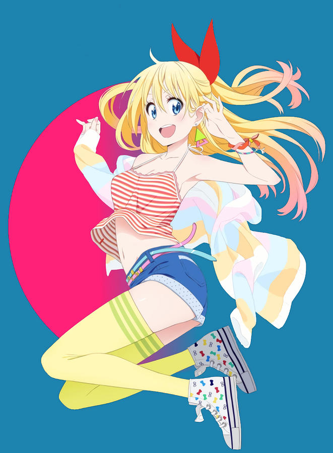 Chitoge Kirisaki Nisekoi Poster Painting by Jeremy Price - Fine Art America