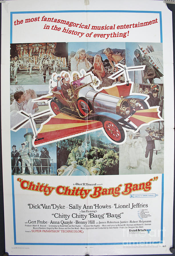 CHITTY CHITTY BANG BANG, Original Style B Vintage Musical Poster ...