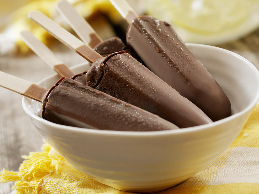Chocolate and Fudge Popsicles Photograph by LauriPatterson