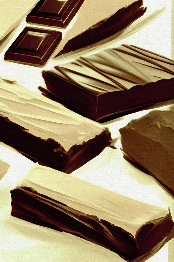 Chocolate Bars Digital Art by Michelle Hoffmann Chocolate Bars Digital Art by Michelle Hoffmann