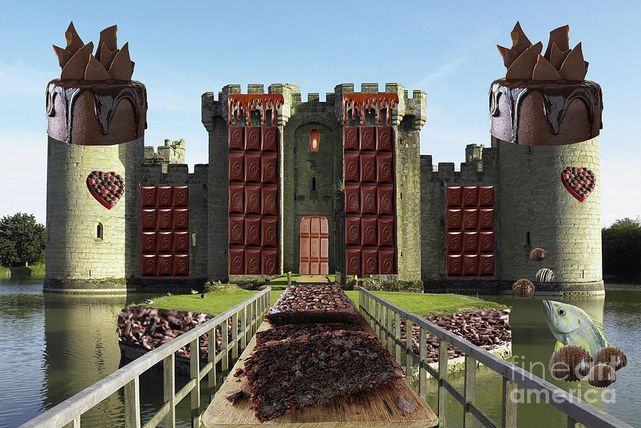 Chocolate Castle Mixed Media by Nina Silver