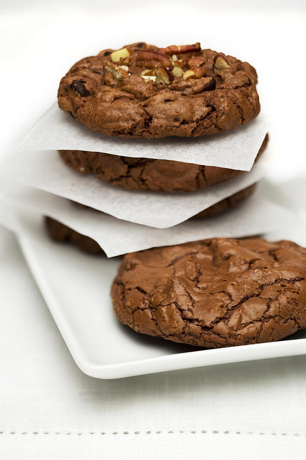 Chocolate cookies Photograph by Twohumans