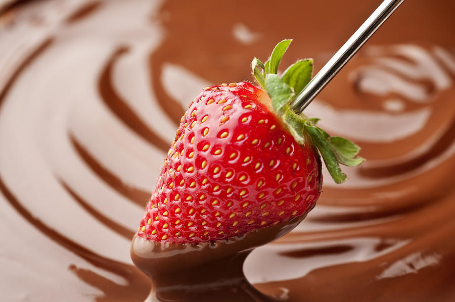 Chocolate fondue Photograph by Mphillips007