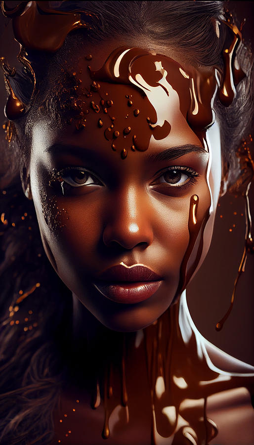 Chocolate Garden Digital Art by Artist Metu