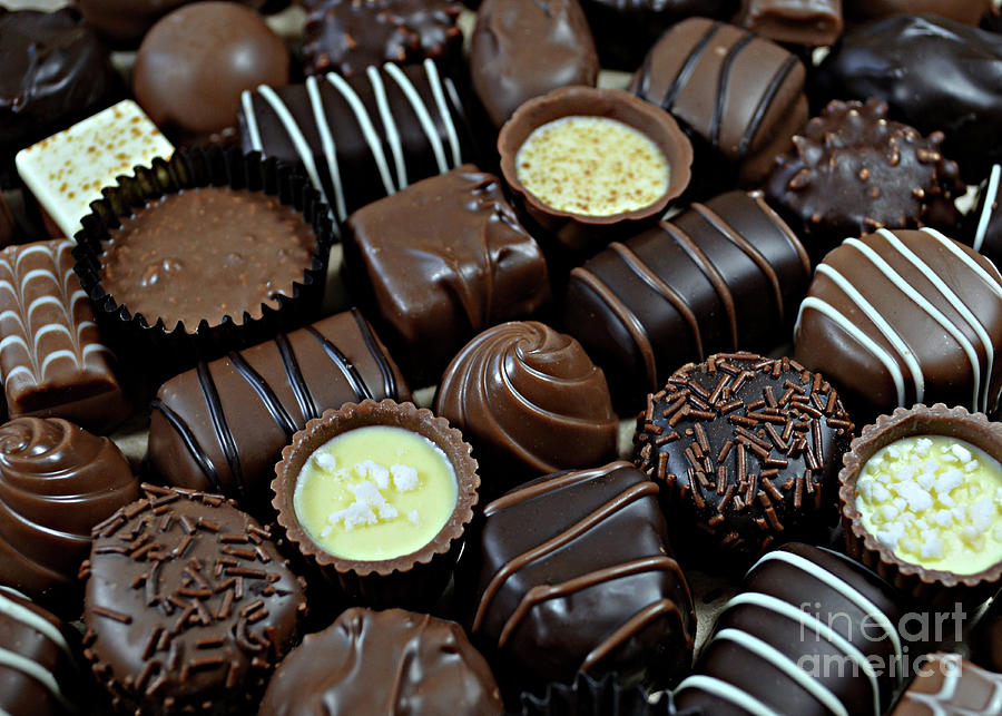 Chocolates Photograph by Vivian Krug Cotton