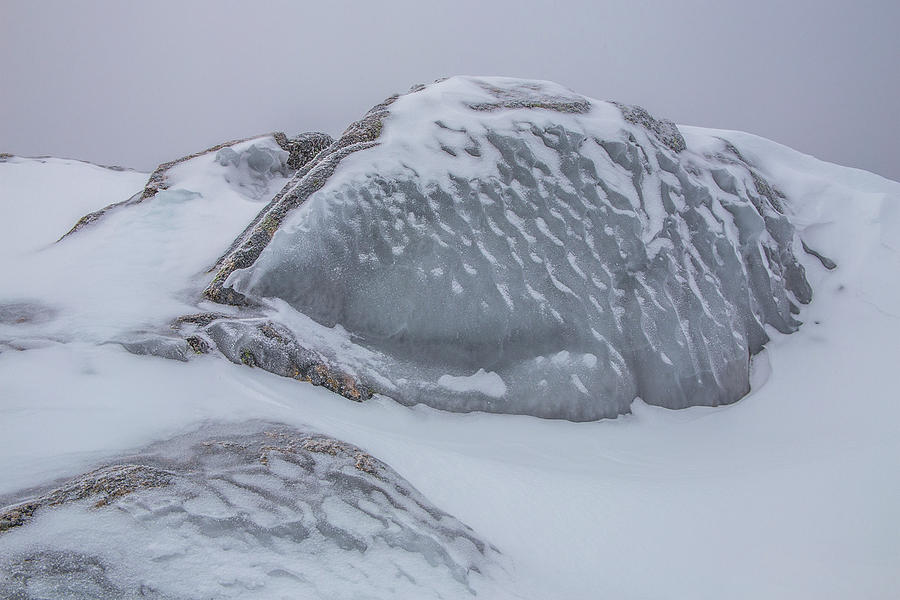 Chocorua Ice Rock Photograph by White Mountain Images