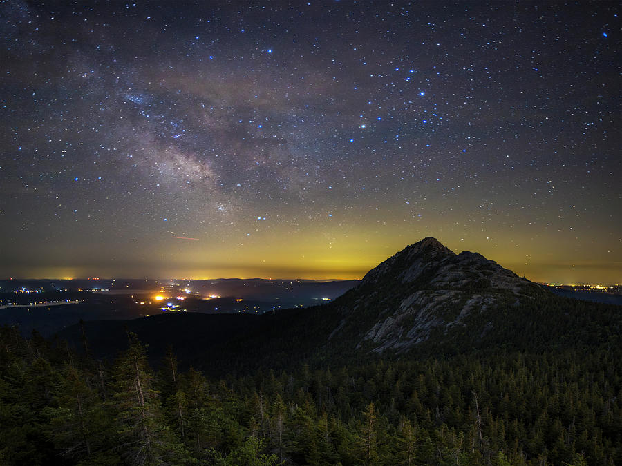 Chocorua Milky Way Photograph by White Mountain Images