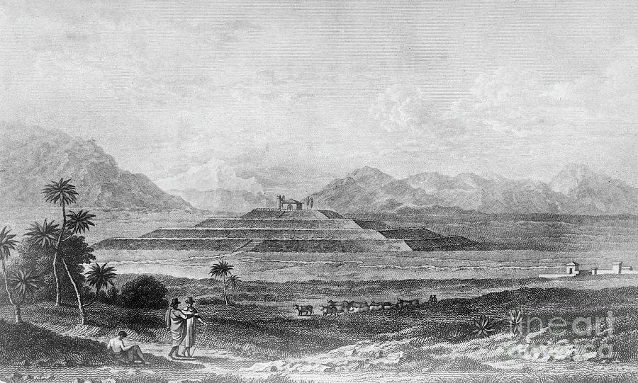 CHOLULA, MEXICO, c1803 Photograph by Alexander von Humboldt