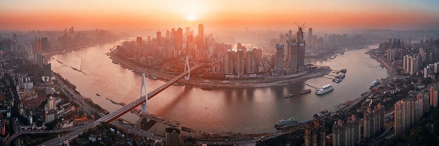 Chongqing panoramic view Photograph by Songquan Deng