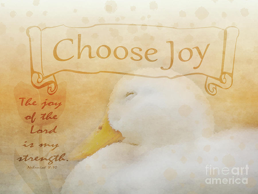Choose Joy Digital Art by Anita Faye