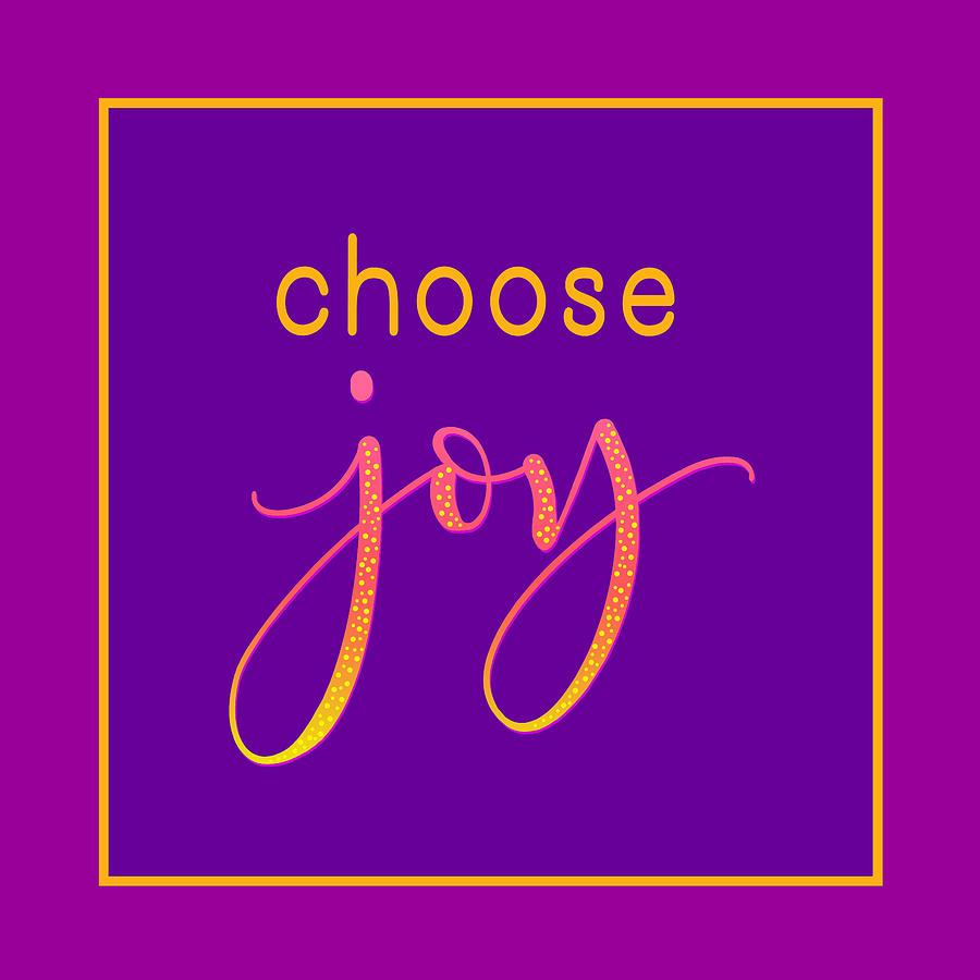 Choose Joy - the one in a box in a box in a box Digital Art by Ginny Gaura