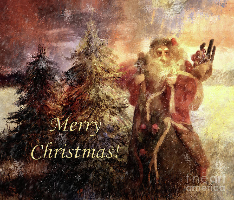 Choosing The Tree Merry Christmas Digital Art by Lois Bryan