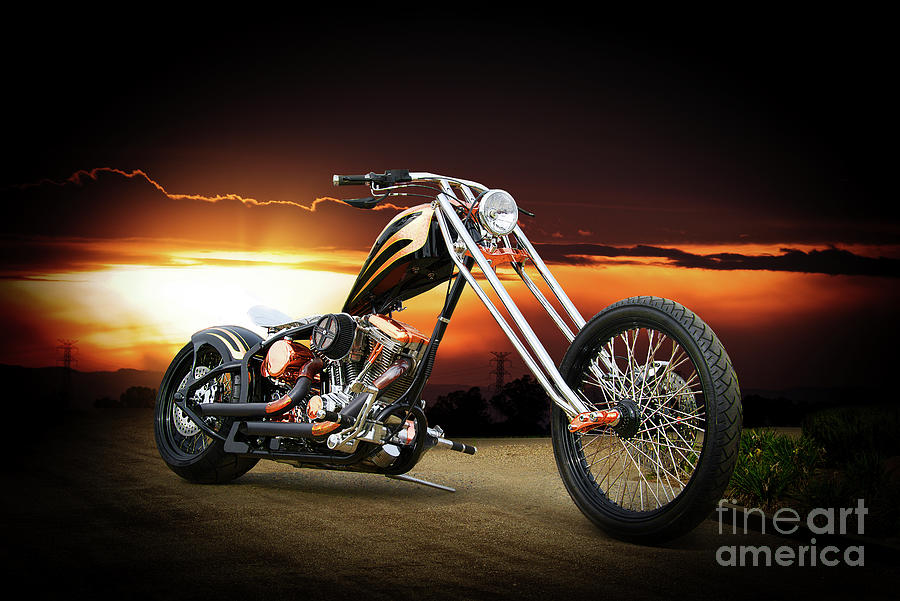 Chopper in Copper Photograph by Dave Koontz
