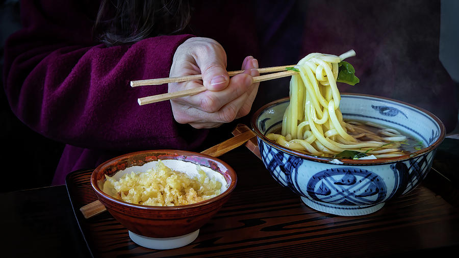 Chopsticks and Ramen Photograph by Bill Chizek