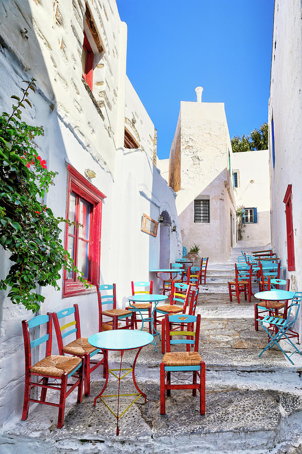 Chora in Amorgos island, Greece Photograph by Constantinos Iliopoulos