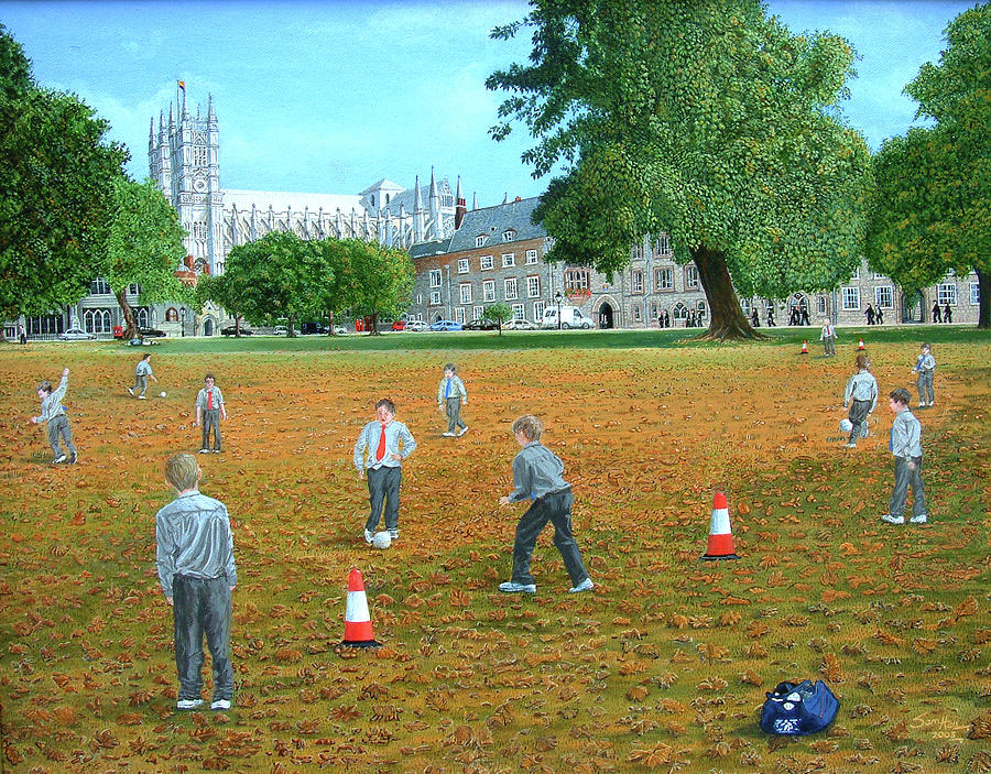 Choristors And Choirboys, Westminster Abbey Painting