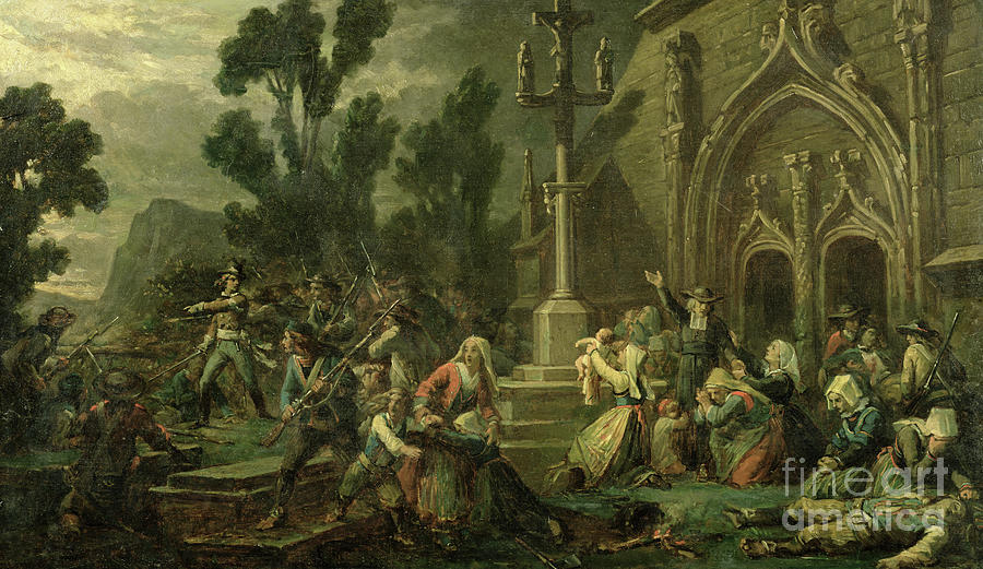 Chouans In The Vendee Painting by French School