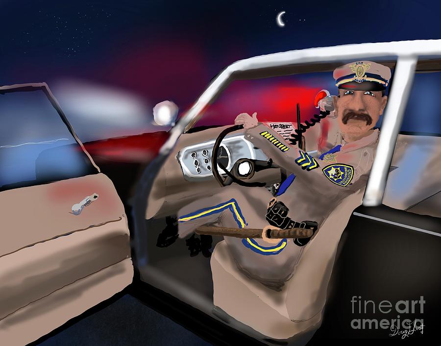 CHP Old Time Sarge Digital Art by Doug Gist