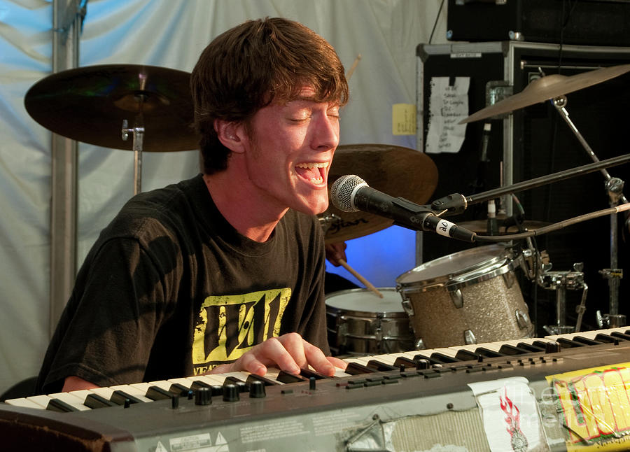 Chris Brooks with Lionize at Bonnaroo Music Festival Photograph by David Oppenheimer