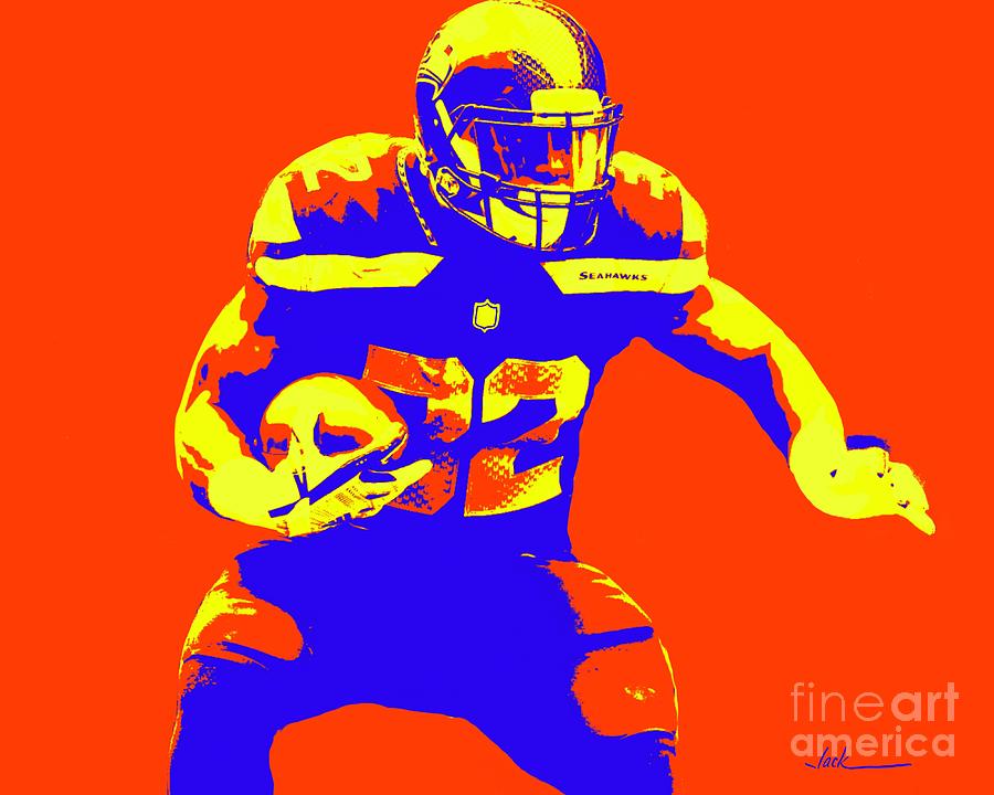 Carson Painting - Chris Carson by Jack Bunds Carson Painting - Chris Carson by Jack Bunds