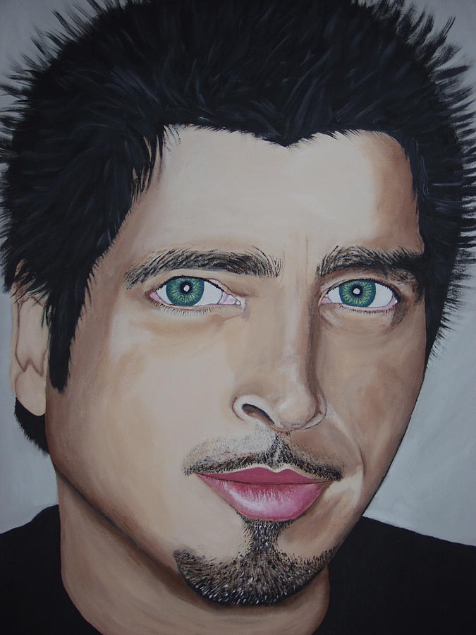 Rock Musician Painting - Chris Cornell by Dean Stephens