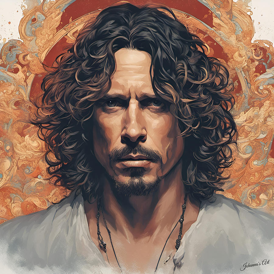 Chris Cornell Digital Art by Johanna's Art Creations - Fine Art America